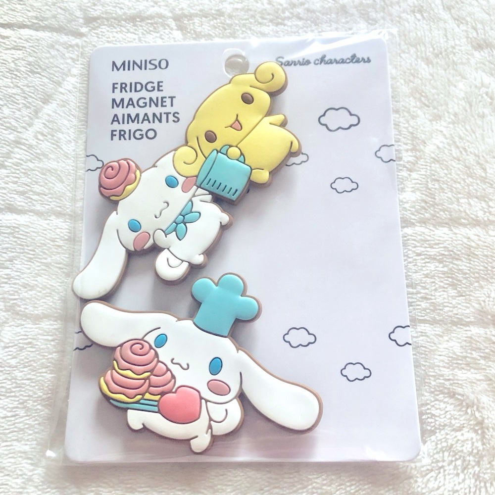 Sanrio Miniso Cinnamoroll Kawaii Fridge Magnets NEW